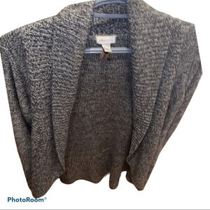 Dynamite  grey ribbed open cardigan S